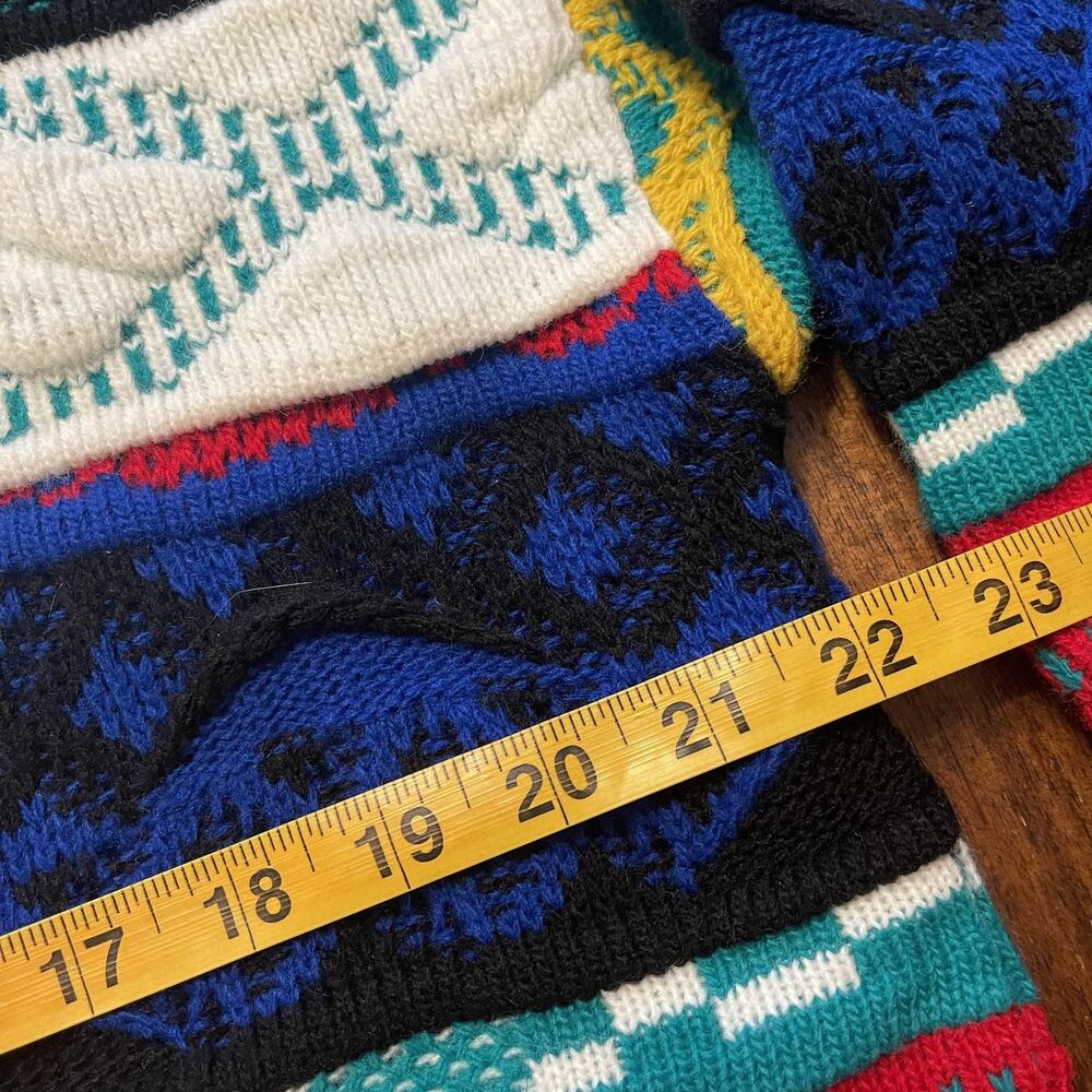 Chapel Hill Sweater Mens Large Multicolor 3D Textured Knit Crewneck Pullover - Picture 6 of 7
